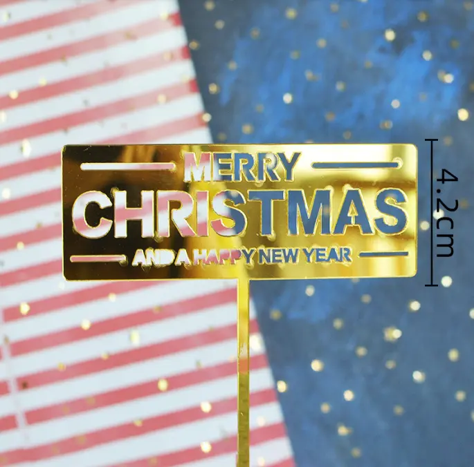 Merry Christmas and A Happy New Year Topper