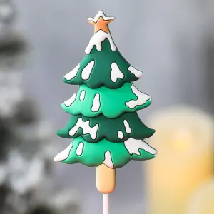 1 pcs Christmas tree cake topper