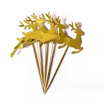 6 pcs Christmas reindeer topper