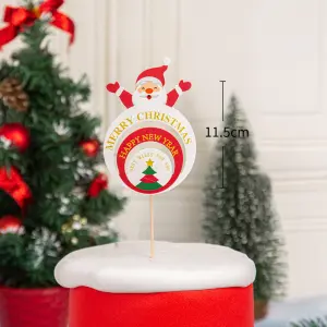 Merry Christmas cake topper