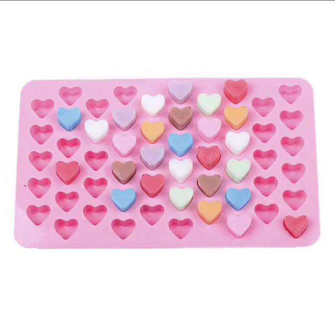 1 pcs multiple heart cavity silicone mould