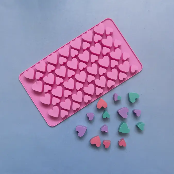 1 pcs small and large heart chocolate heart mould