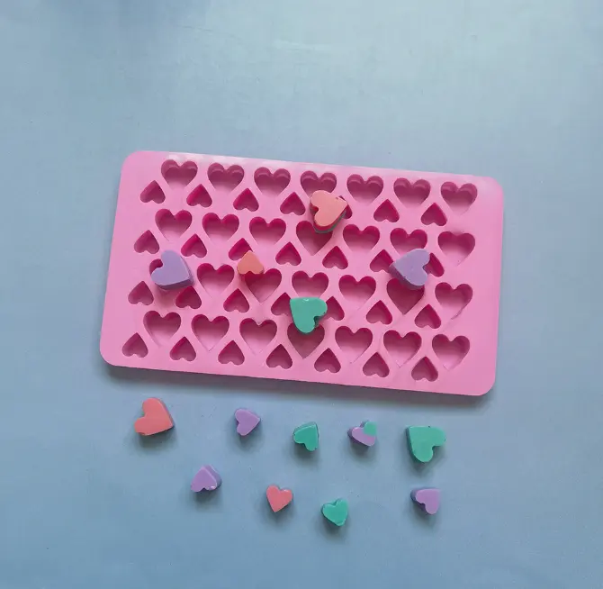 1 pcs small and large heart chocolate heart mould