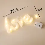 1 pcs led love cake toy topper