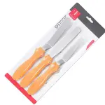 3pcs/set Stainless Steel Cream Spatula Cake Scraper Smoother Palette Knife Cake Decorating (random colour )