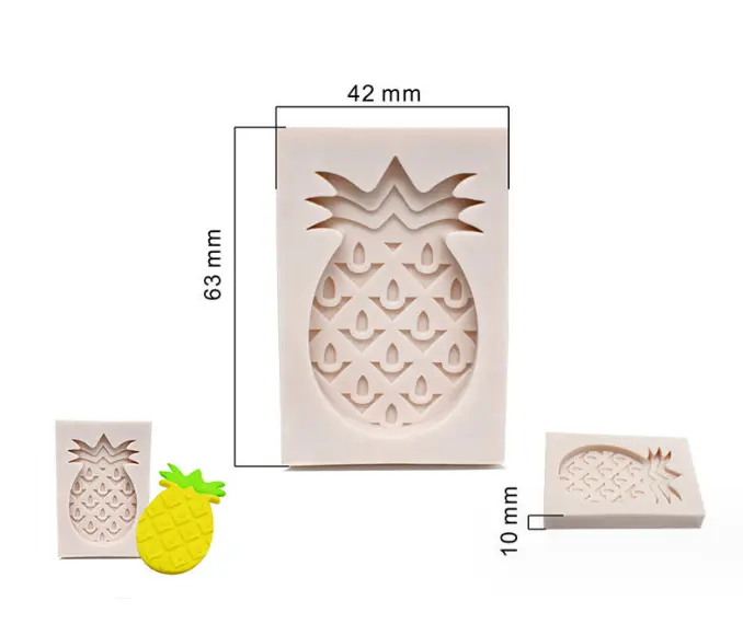 Pineapple silicone mould