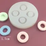 Polo mint candy silicone mould