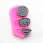 Super hero logo silicone mould