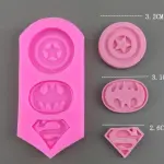 Super hero logo silicone mould