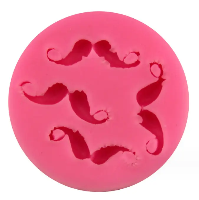 Mustache silicone mould