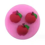 Mini apple 3 cavity silicone mould