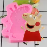 1 cavity Peppa Pig cartoon silicone mould