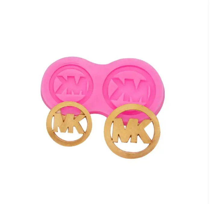 Mk brand logo silicone mould