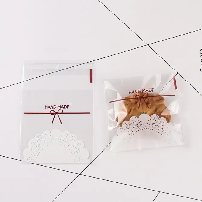 Handmade lace 100pcs Cookie Candy Sleeve Size Large