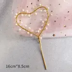 1 pcs Pearl heart topper