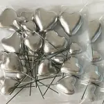 20 pcs heart faux balls