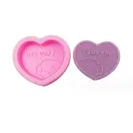 I love you heart silicone mould