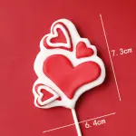 Heart shape topper Valentine Day cake topper