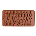 Alphabet silicone mould