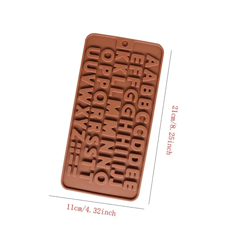 Alphabet silicone mould