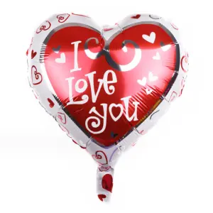 1 pcs Large I love you heart Balloon cake topper
