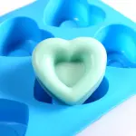 8 cavity multiple heart silicone mould