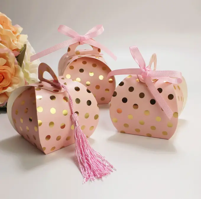 10 pcs Small Candy Chocolate with tassel Gift Box