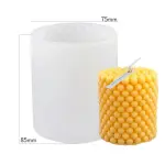 3D Bubble Silicone Candle Mold
