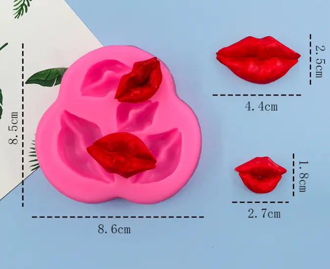 Lips silicone mould