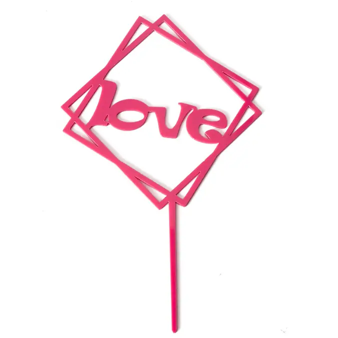 Love Acrylic Topper Valentine Day