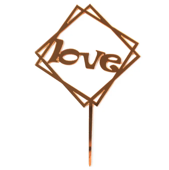 Love Acrylic Topper Valentine Day