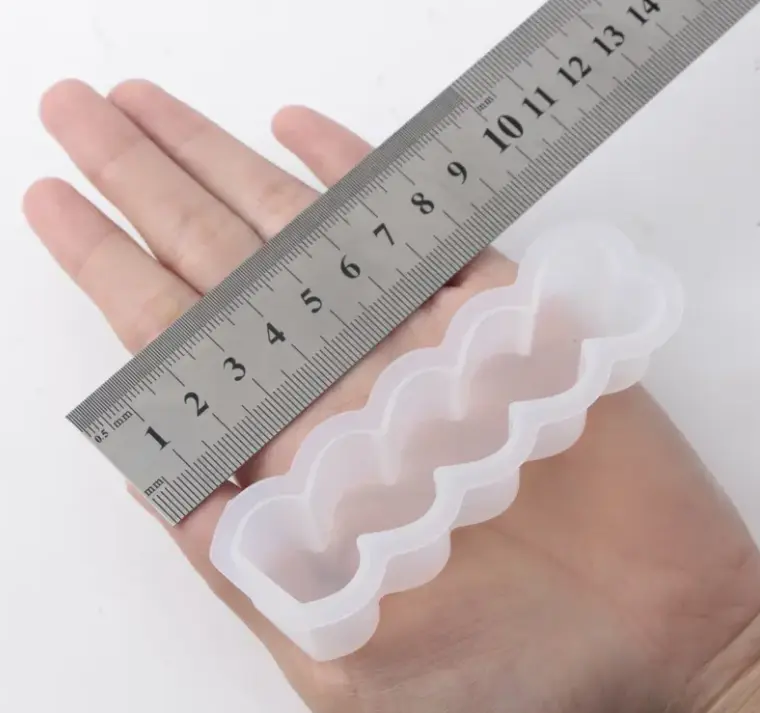 1pc heart Silicone Candle Mould