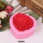 1pc Heart Shaped DIY Silicone Mould
