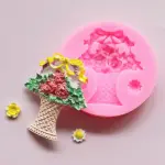Bouquet flower silicone mould
