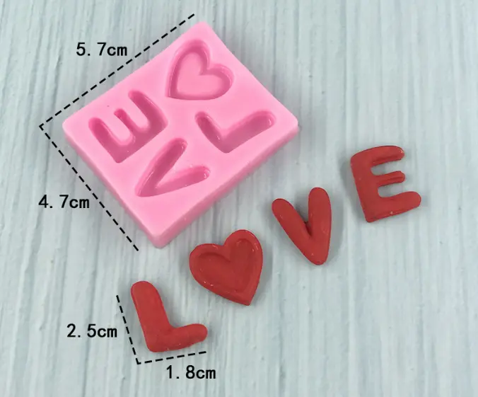 Love silicone mould