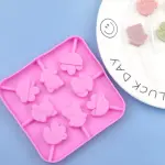 1 pcs I love you teddy popsicle silicone mould