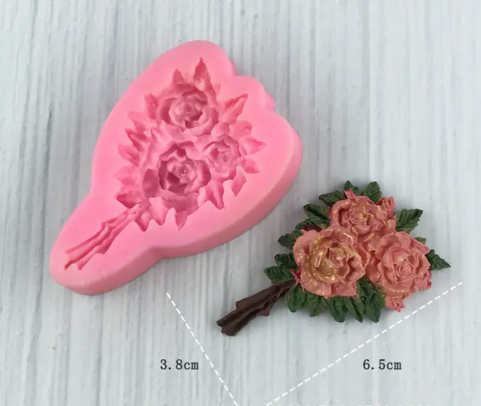 Buch of flower Bouquet silicone mould
