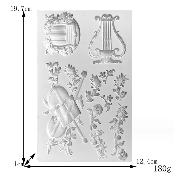 Heart Musical Journey Vintage Mould