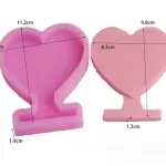 Heart shape silicone mould