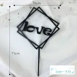 Love Acrylic Topper Valentine Day