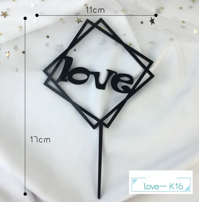 Love Acrylic Topper Valentine Day