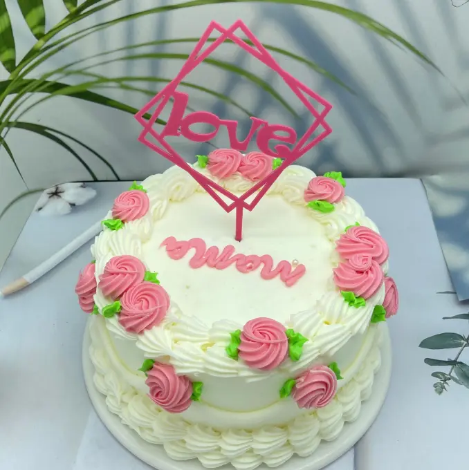 Love Acrylic Topper Valentine Day
