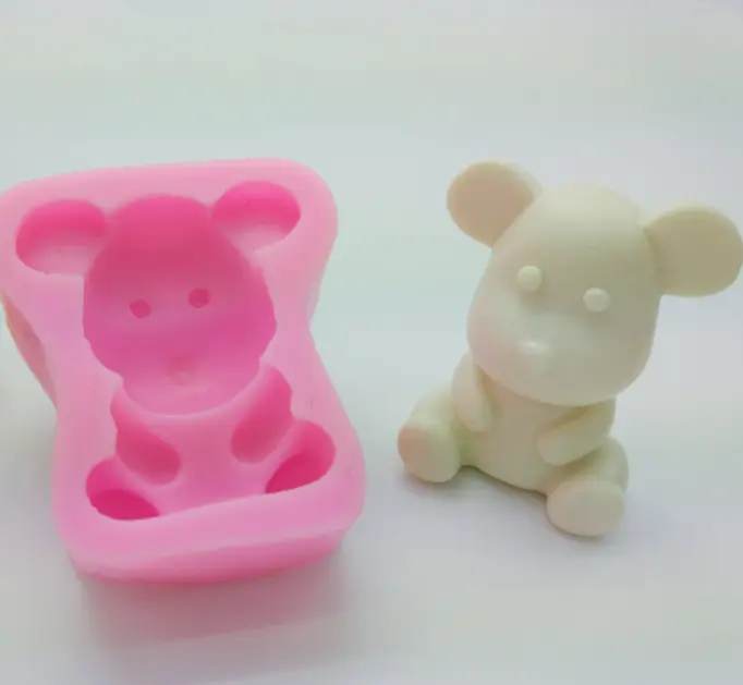 3D Teddy bear silicone mould