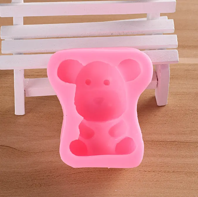 3D Teddy bear silicone mould