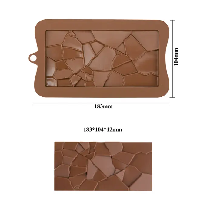 Chocolate silicone broken bar Mould