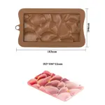 Chocolate pebble theme bar silicone Mould