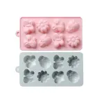 8 pcs butterfly ,bees flower Chocolate silicone Mould
