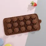 15 pcs flower Chocolate silicone Mould