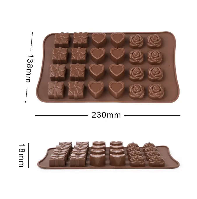 Rose flower,gift Chocolate silicone Mould