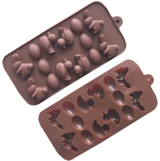 Rabbit duck egg Chocolate silicone Mould